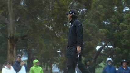 Gavin Kyle Green's lengthy birdie putt at ISPS Handa