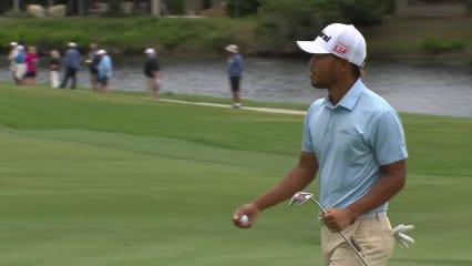 Satoshi Kodaira sinks 11-footer for birdie at RBC Heritage