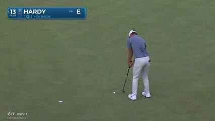 Nick Hardy makes birdie on No. 13 at 3M Open