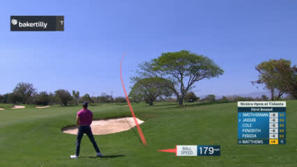 Brandon Matthews crushes 3-wood to yield birdie at Mexico Open