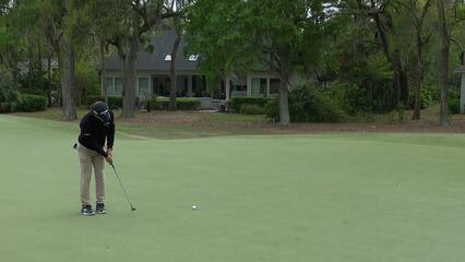 Ryo Ishikawa makes birdie putt on No. 15 at Club Car Championship