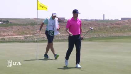 Taylor Moore gets up-and-down for birdie at TPC Colorado