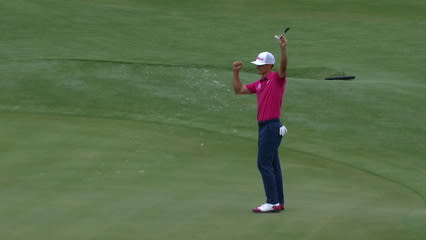 Blayne Barber buries crazy-long eagle putt at THE PLAYERS