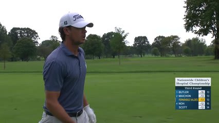 Jorge Fernández-Valdés makes birdie on No. 14 at Nationwide Children's