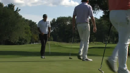 Joseph Bramlett buries birdie putt at Nationwide Children's