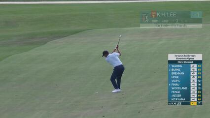 K.H. Lee hits 175-yard approach to 2 feet, makes birdie on No. 18 at Texas Children's