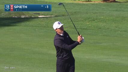 Jordan Spieth hits 177-yard approach to 8 feet, sets up birdie on No. 13 at AT&T Pebble Beach