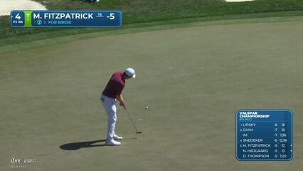 Matt Fitzpatrick sinks 22-foot birdie putt on No. 4 at Valspar