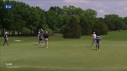 Justin Suh makes birdie on No. 5 at CJ CUP Byron Nelson
