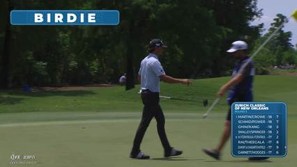 Wallace/Penge makes birdie on No. 8 at Zurich Classic