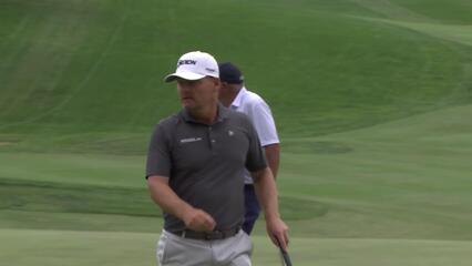 Søren Kjeldsen makes birdie putt on No. 9 at Sanford International