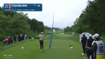 Patrick Fishburn hits tee shot to 12 feet, sets up birdie on No. 11 at RBC Canadian