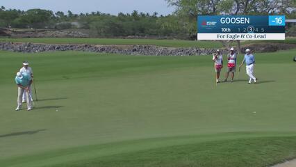 Retief Goosen makes birdie on No. 10 at Mitsubishi Electric Championship at Hualalai