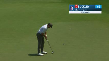 Hayden Buckley sinks 20-foot birdie putt at Wyndham
