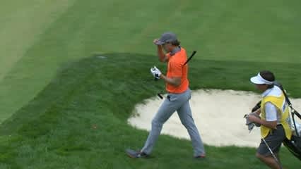 Jamie Lovemark’s brilliant pitch shot sets up short birdie putt at Hotel Fitness