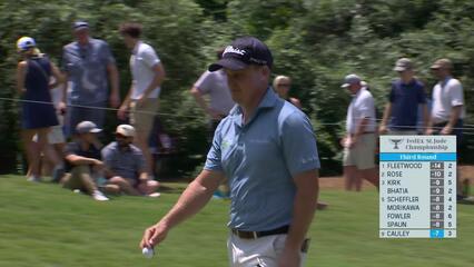Bud Cauley makes birdie on No. 4 at FedEx St. Jude