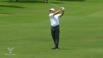 Chad Collins hits approach to 3 feet at AT&T Byron Nelson