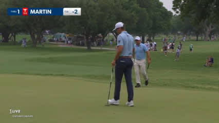 Ben Martin makes 9-foot putt for birdie at Charles Schwab
