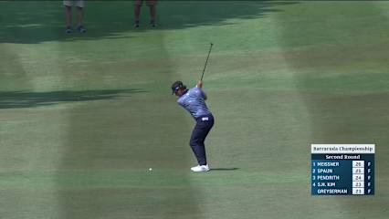 Kelly Kraft makes birdie on No. 15 at Barracuda