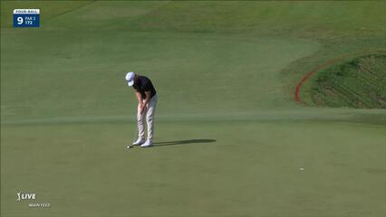 Bronson Burgoon holes birdie putt at Zurich Classic