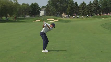Ben Kohles gets up-and-down from 119 yards for birdie on No. 1 at 3M Open