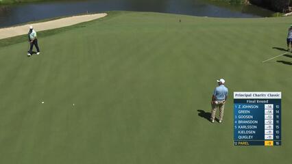 Scott Parel makes birdie putt on No. 17 at Principal Charity Classic