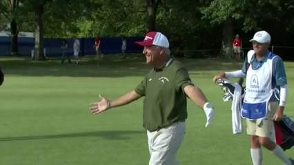 Ken Duke holes out for incredible eagle at Ascension Charity Classic