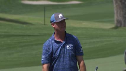 Tag Ridings makes birdie on No. 9 at Galleri Classic