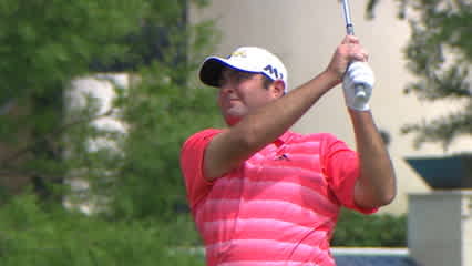 Steven Bowditch gets up and down for birdie at AT&T Byron Nelson