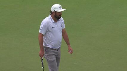 Mark Hubbard drains 18-inch putt for birdie on No. 12 at THE CJ CUP