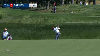 Ricky Barnes throws a dart to set up birdie at 3M Open