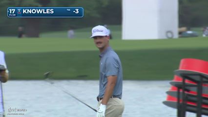 Philip Knowles makes birdie on No. 17 at Houston Open