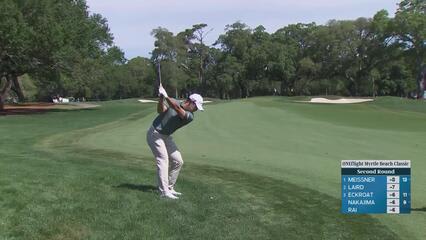 Keita Nakajima sinks 20-foot birdie putt on No. 1 at ONEflight Myrtle