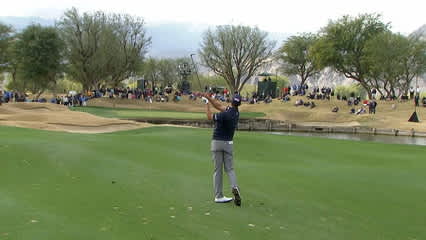 Dominic Bozzelli well-played approach sets up birdie at CareerBuilder