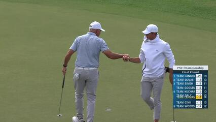 Tom Lehman makes birdie at PNC Championship
