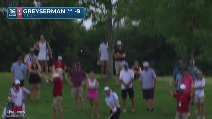 Max Greyserman sinks 7-foot putt for birdie on No. 16 at 3M Open