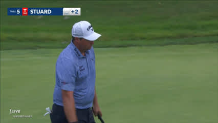 Brian Stuard makes 11-footer for birdie at Rocket Mortgage