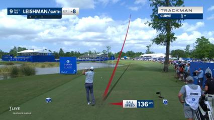 Marc Leishman sticks tee shot to set up team birdie at Zurich Classic