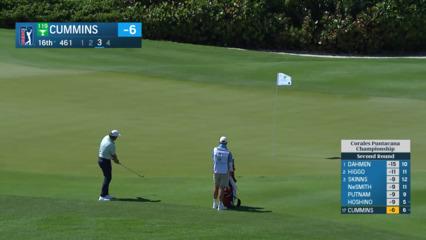 Quade Cummins' chip-in birdie at Corales Puntacana
