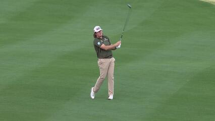 Neal Shipley sinks 7-foot birdie putt on No. 16 at The American Express