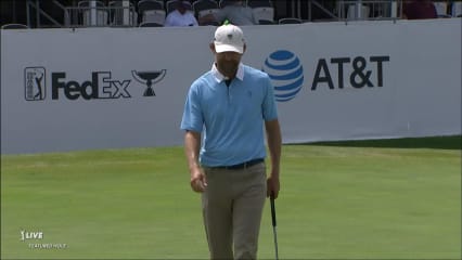George McNeill sinks 22-foot birdie at AT&T Byron Nelson