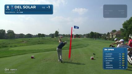 Cristobal Del Solar makes birdie on No. 8 at 3M Open