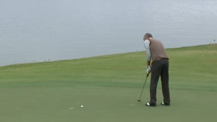 Jesper Parnevik birdies No. 12 at SAS Champ