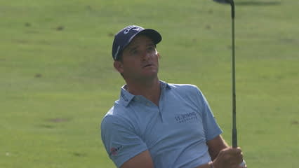 Sam Saunders' approach sets up 2-foot birdie for Shot of the Day