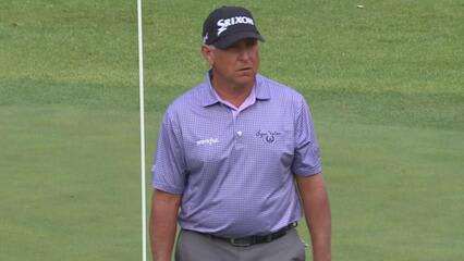 Scott Parel sticks approach 2 feet from the hole at Trophy Hassan II