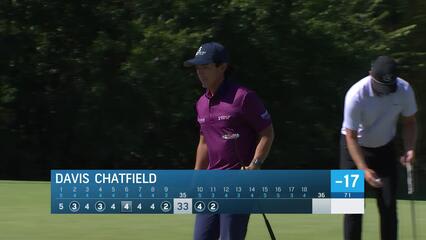 Davis Chatfield makes birdie on No. 11 at Compliance Solutions