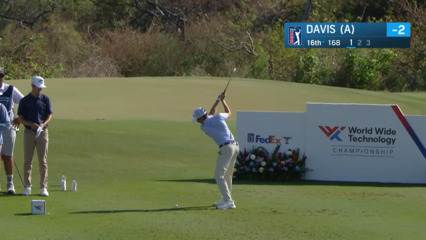 Billy Davis uses nice tee shot to set up birdie at World Wide Technology