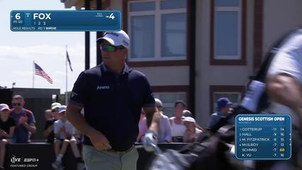 Ryan Fox makes birdie on No. 6 at Genesis Scottish Open