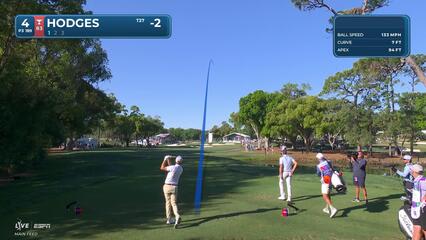 Lee Hodges hits 189-yard drive to 3 feet, nearly aces No. 4 at Valspar