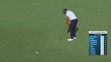 Johannes Veerman makes birdie on No. 18 at ISCO Championship